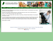 Tablet Screenshot of kookaburravets.com